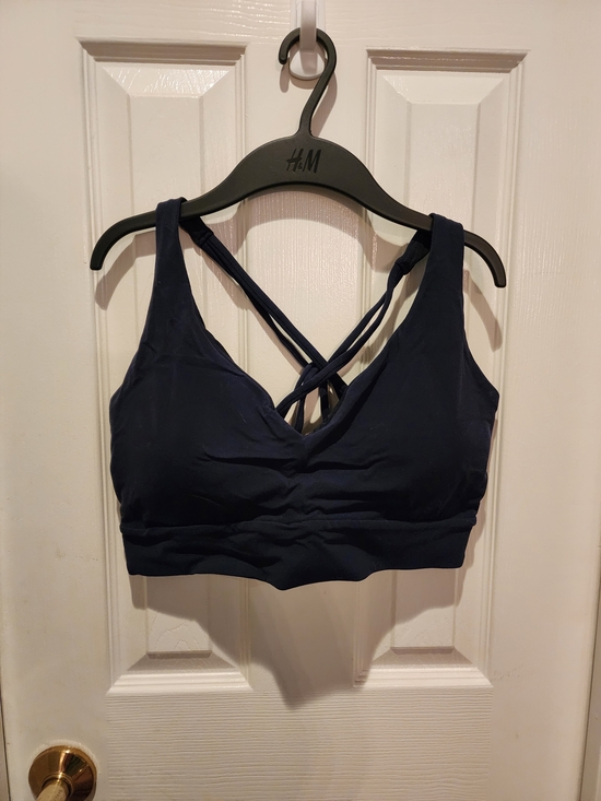 Athleta Other - Athleta Navy Blue Solace Sports Bra D-DD